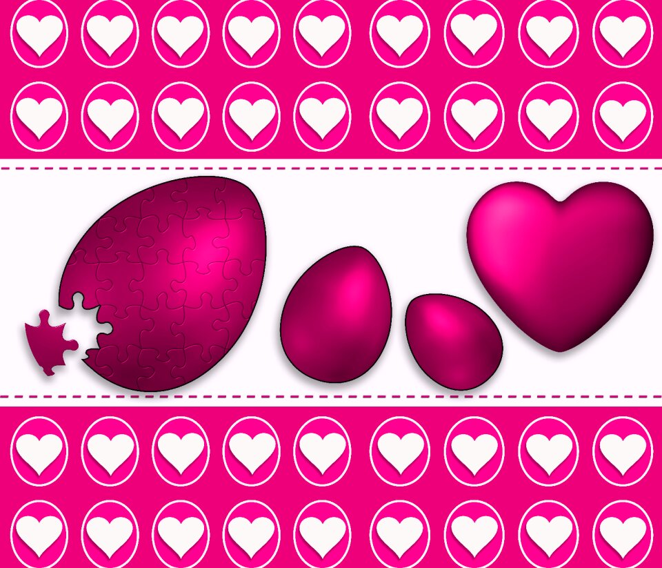 Hearts background texture