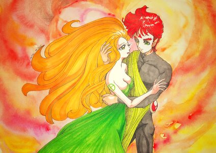 Love orange love orange art