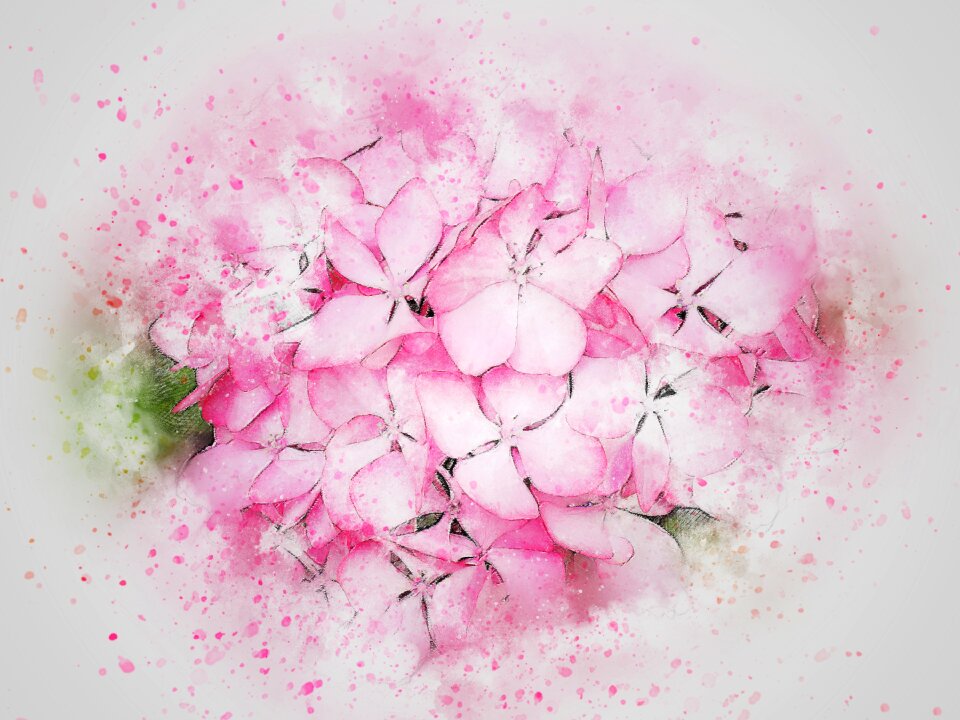 Abstract nature wedding