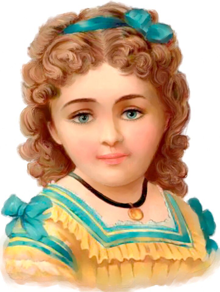 Portrait vintage art digital artwork