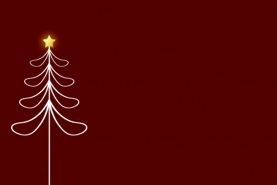 Congratulation merry christmas tree