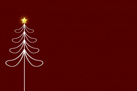 Congratulation merry christmas tree