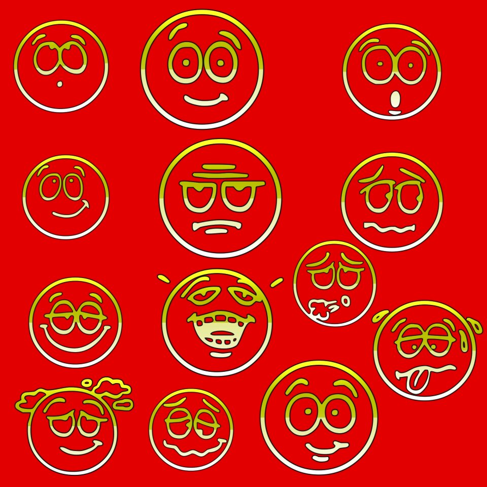 Hard happy funny