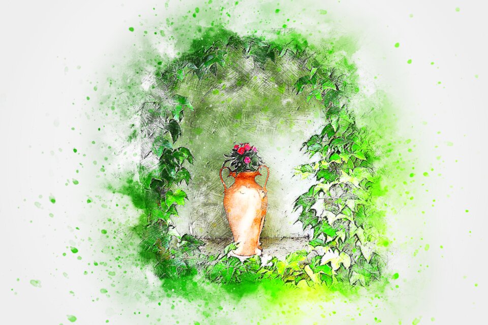 Art abstract nature