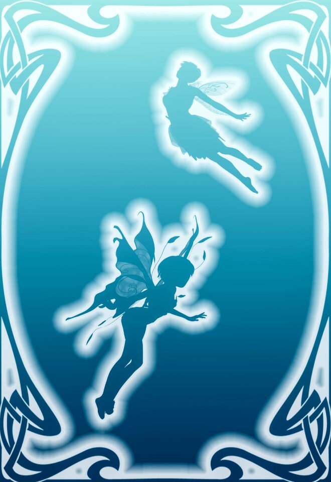 Fairy tales background magical