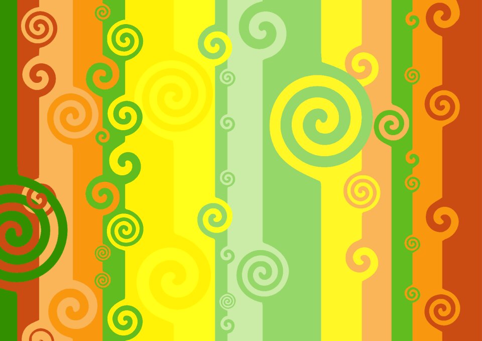 Abstract spirals pattern