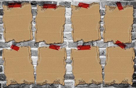 Stone wall template picture frame