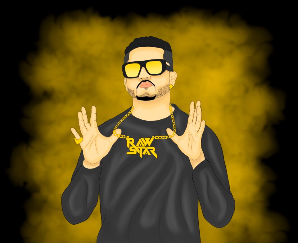 Art yo yo honey singh artwork Free illustrations