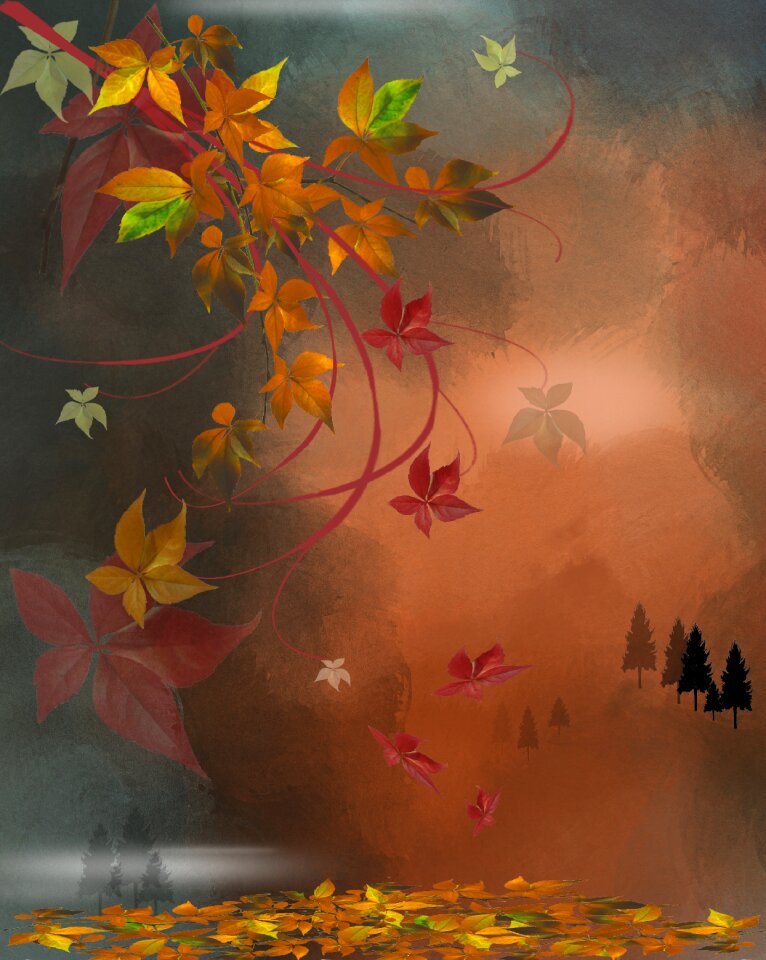 Season nature leaves