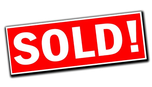 Real estate sign sale sign