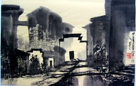 The scenery sketch Free illustrations