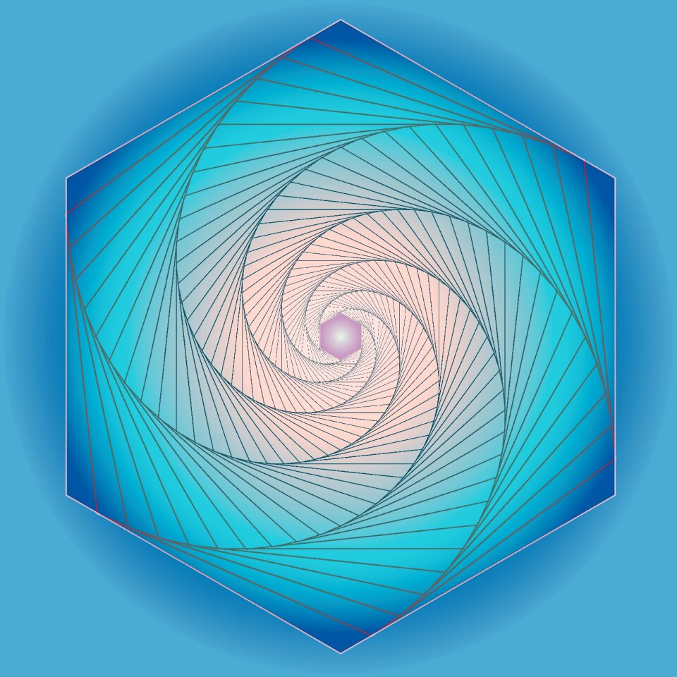 Beautiful polygon design