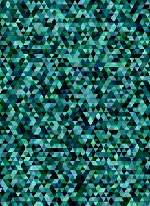 Color polygon mosaic