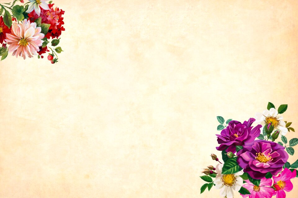 Floral border garden frame