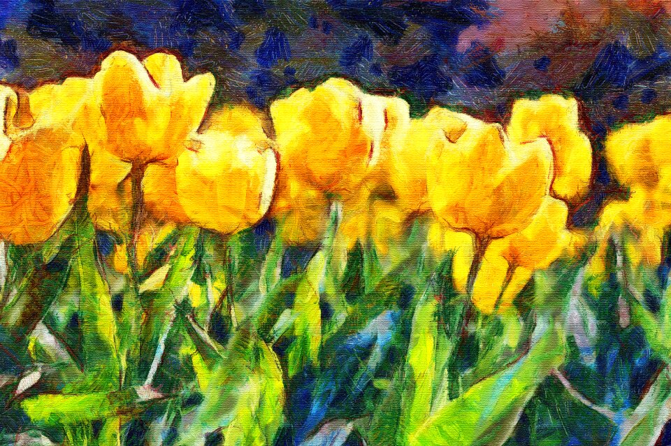 Impressionism flowers nature