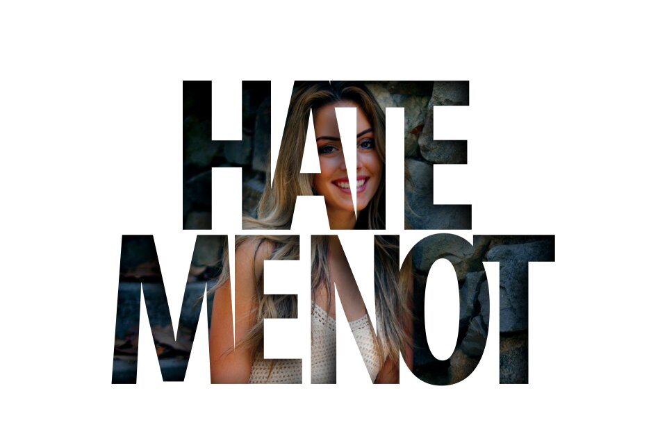 Hate text Free illustrations