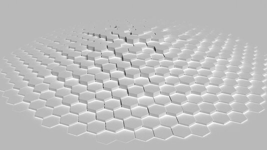 Hexagonal pattern geometric