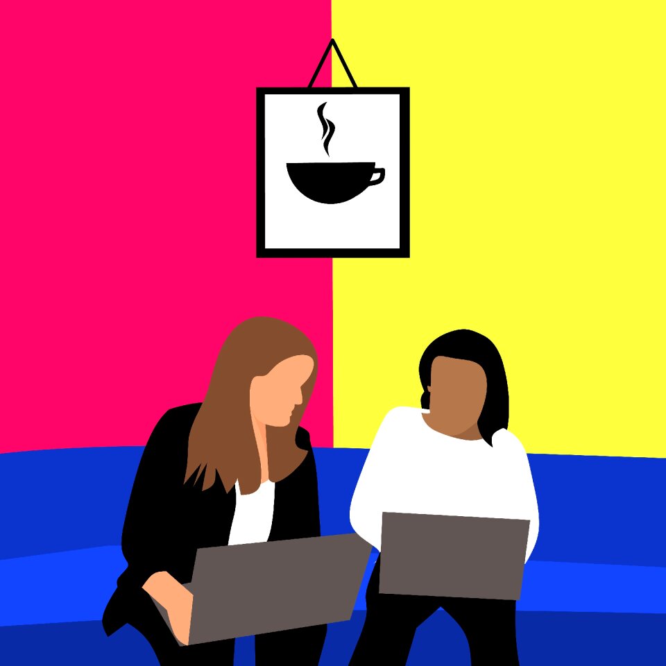 Business woman people laptop