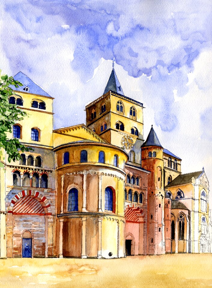 Trier church Free illustrations