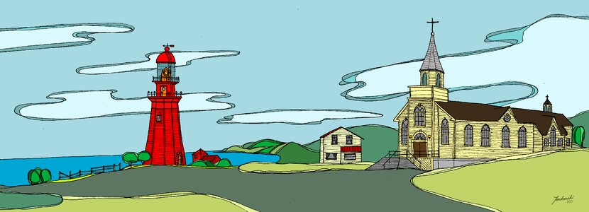Church gaspesie architecture