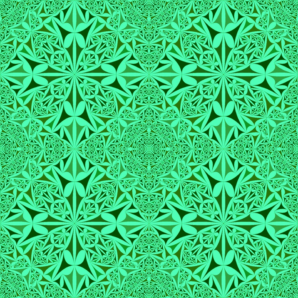 Kaleidoscope symmetry symmetrical