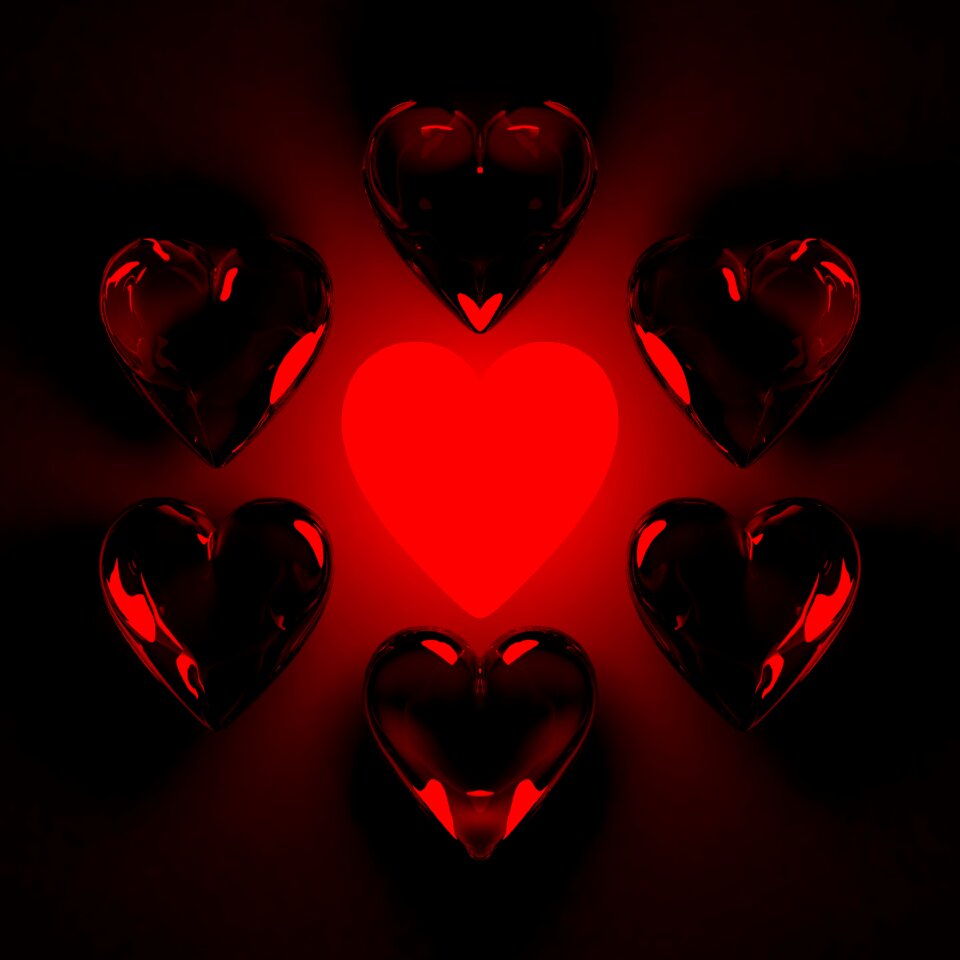 Valentine romance decoration