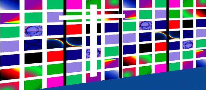Geometric mosaic cube