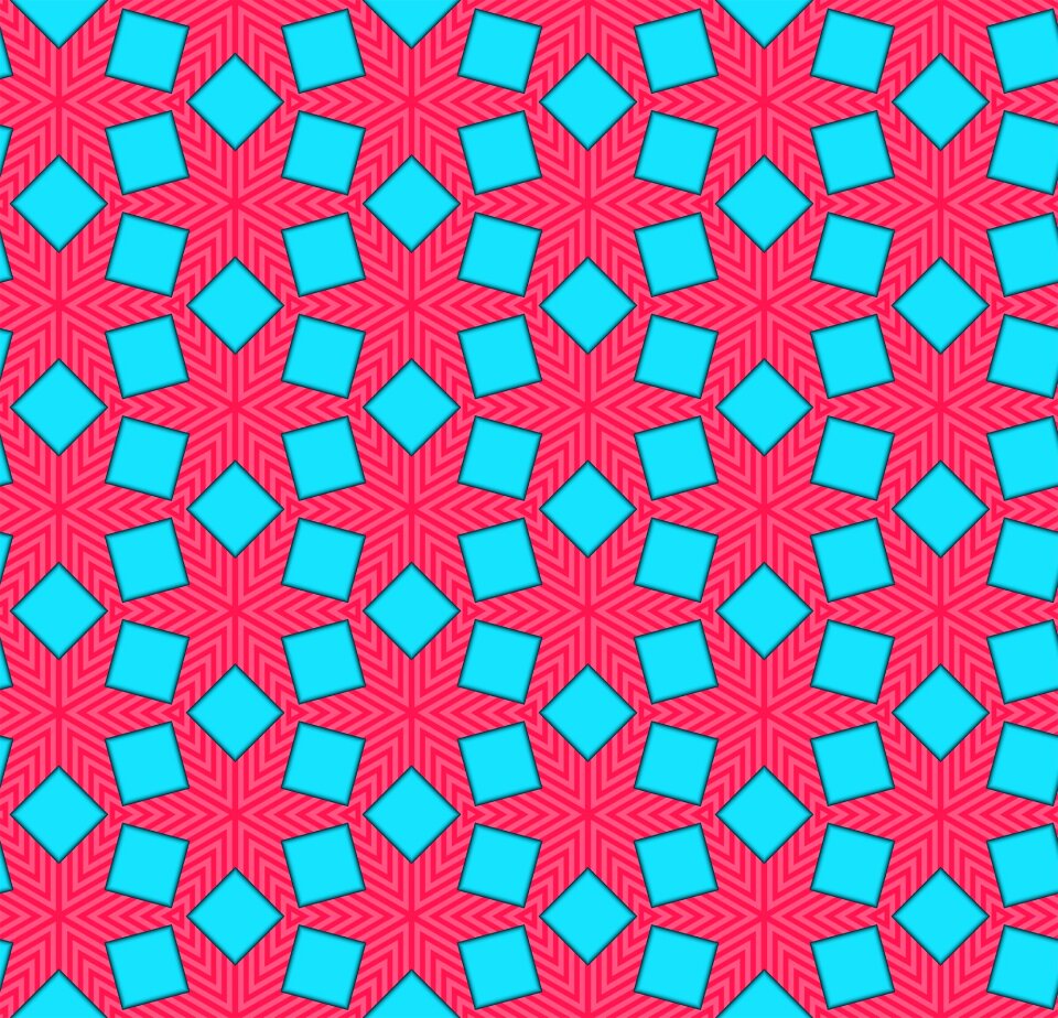 Squares lines pink lines