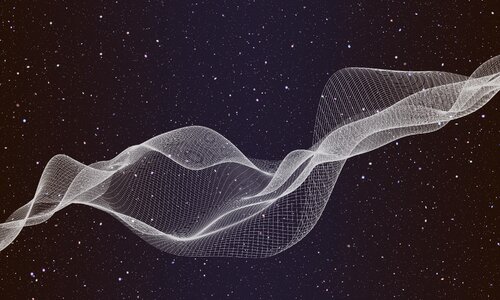 Wave science galaxy
