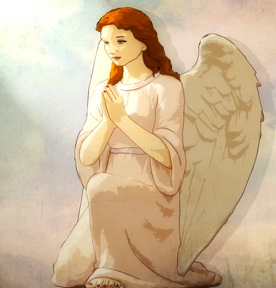 Religion woman praying