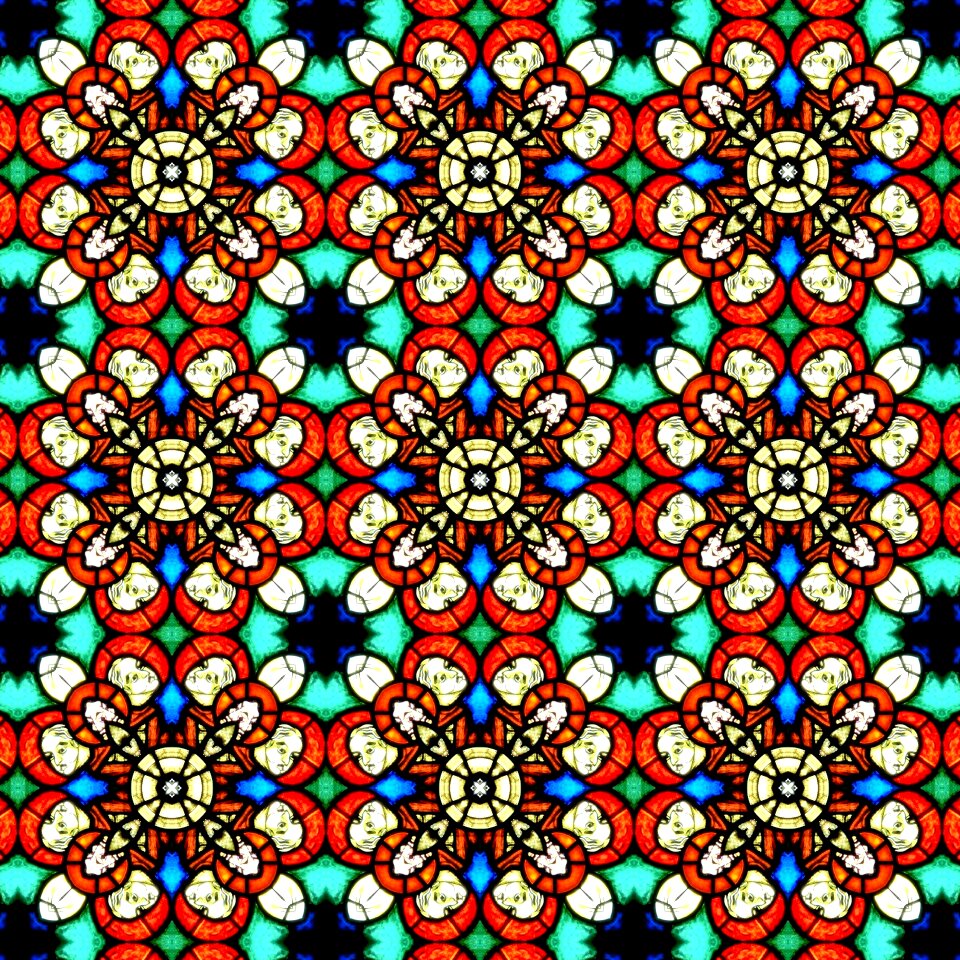 Face faces glass