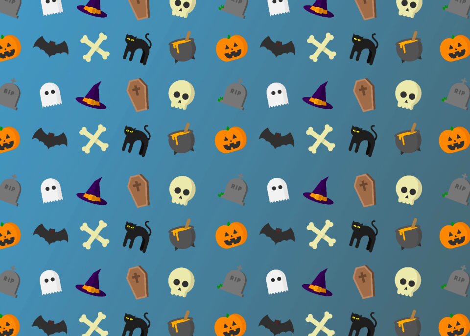 Pattern bat spooky