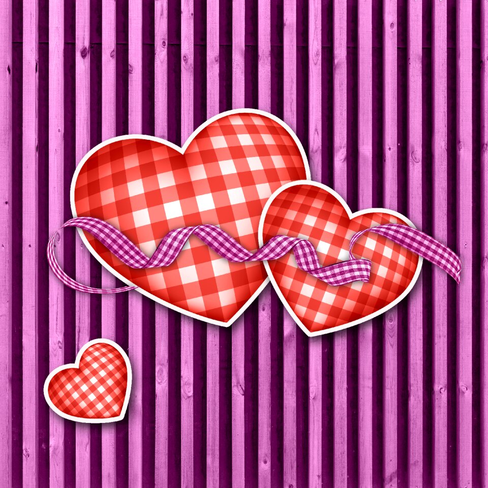 Background texture hearts