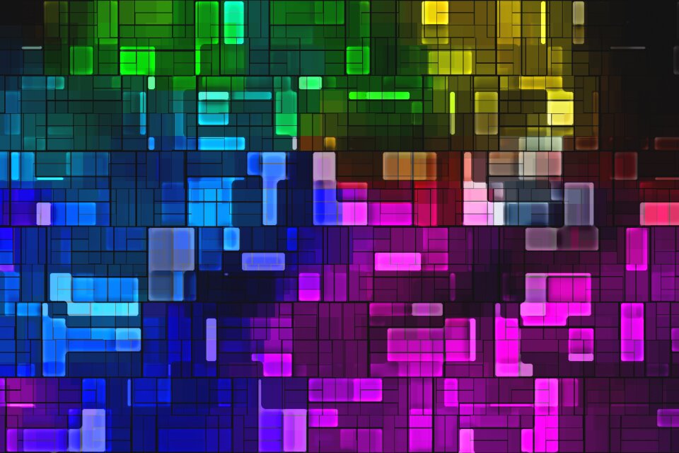 Abstract lights colorful