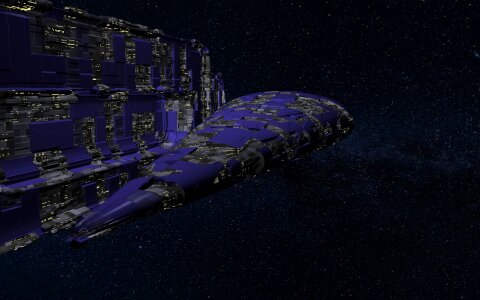 Sky starship ship