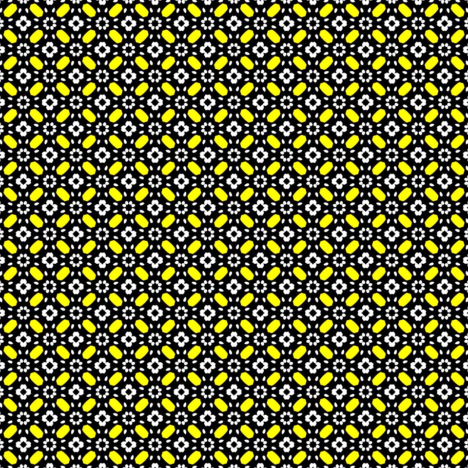 Flower black white modern