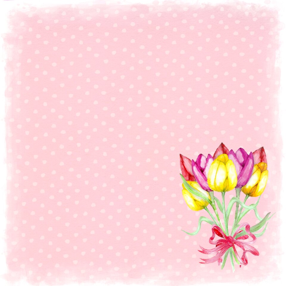 Background tulip tag