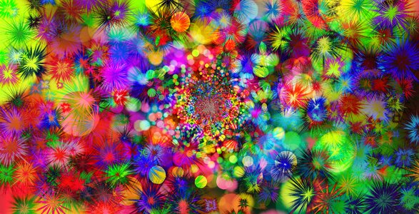 Structure colorful abstract
