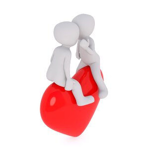 Balloon greeting card together