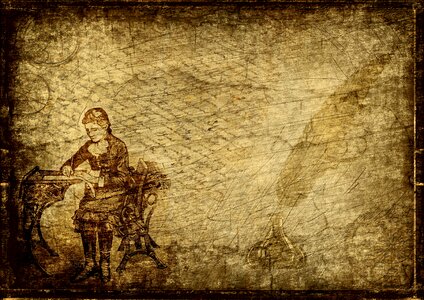 Write steampunk font