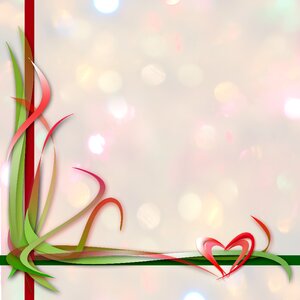 Decoration red green