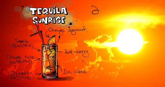 Sunset alcohol recipe