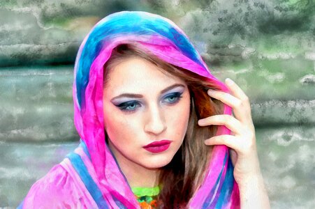 Femininity colorful Free illustrations