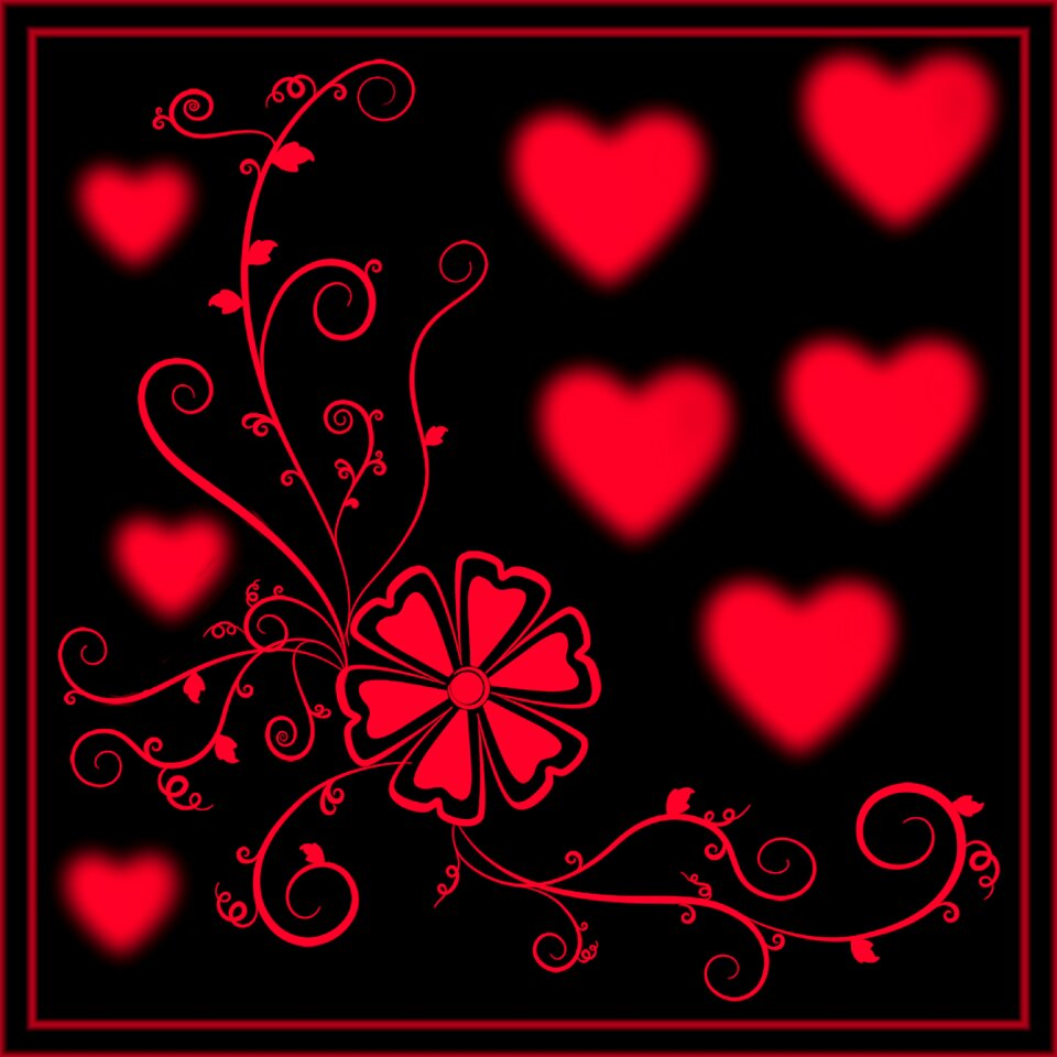 Romantic love texture