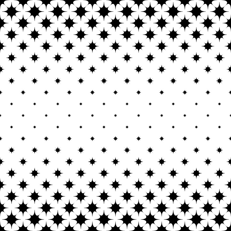 Pattern geometric monochrome