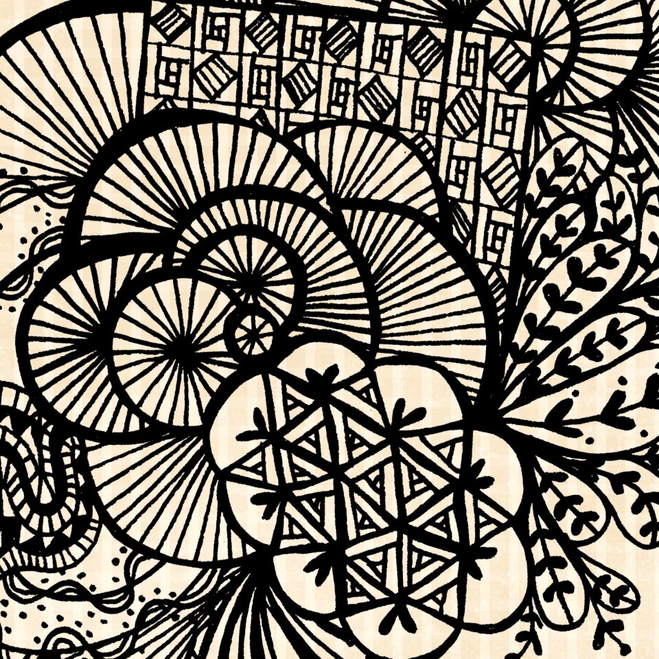 Black modern scrapbook