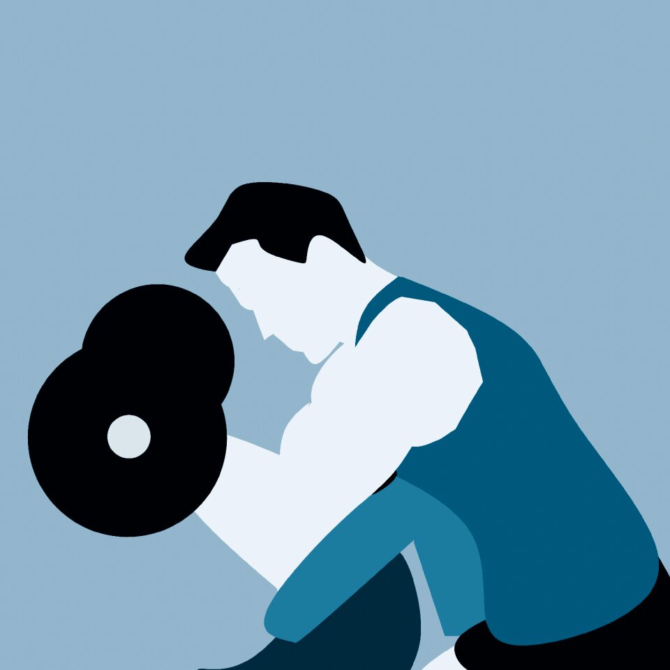 Gymnasium training workout