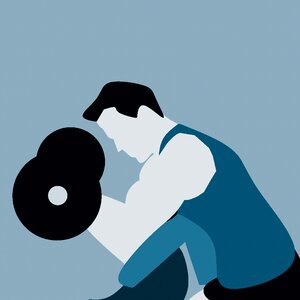 Gymnasium training workout