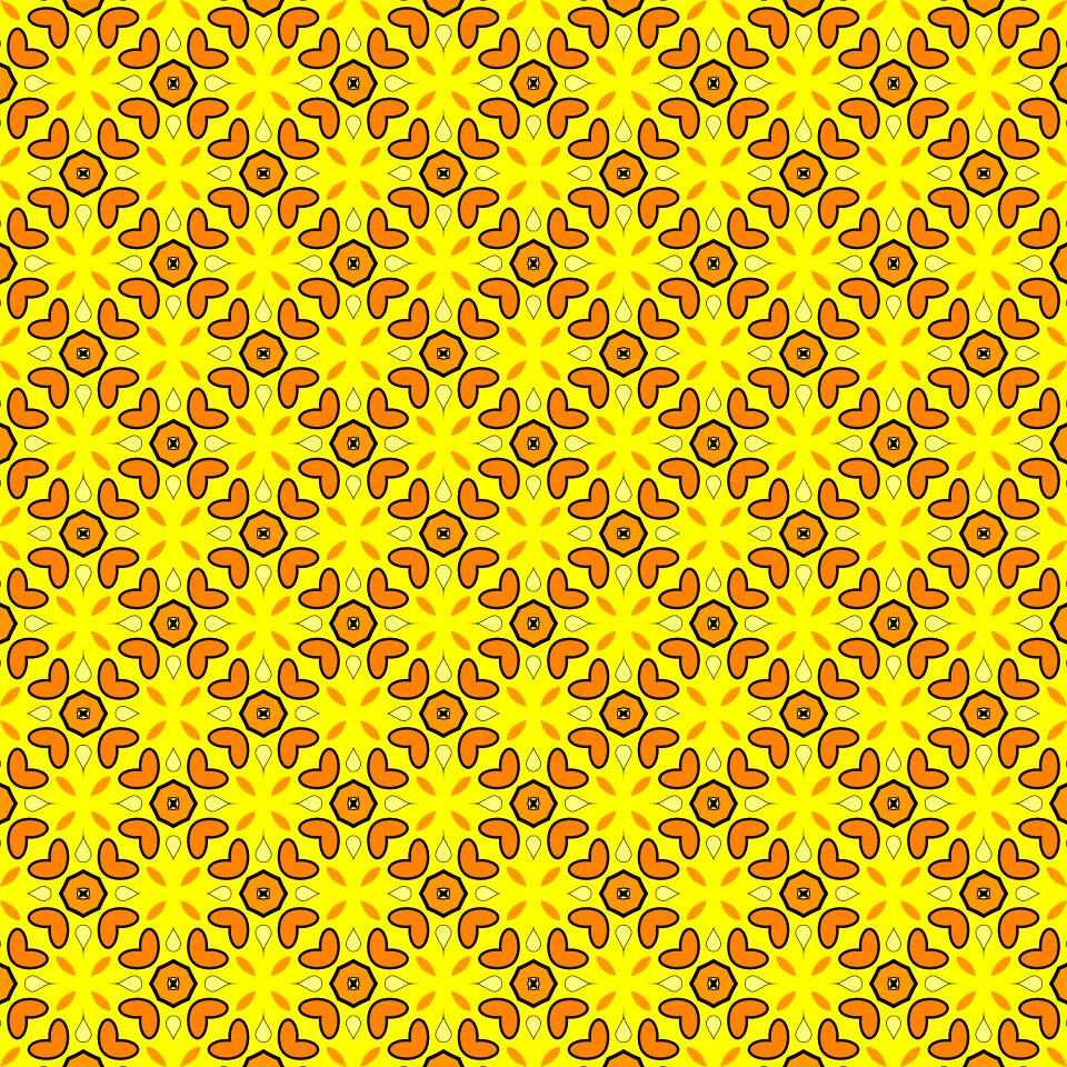 Pattern design yellow