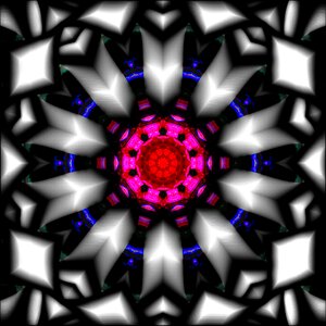 Kaleidoscopic geometry mandala